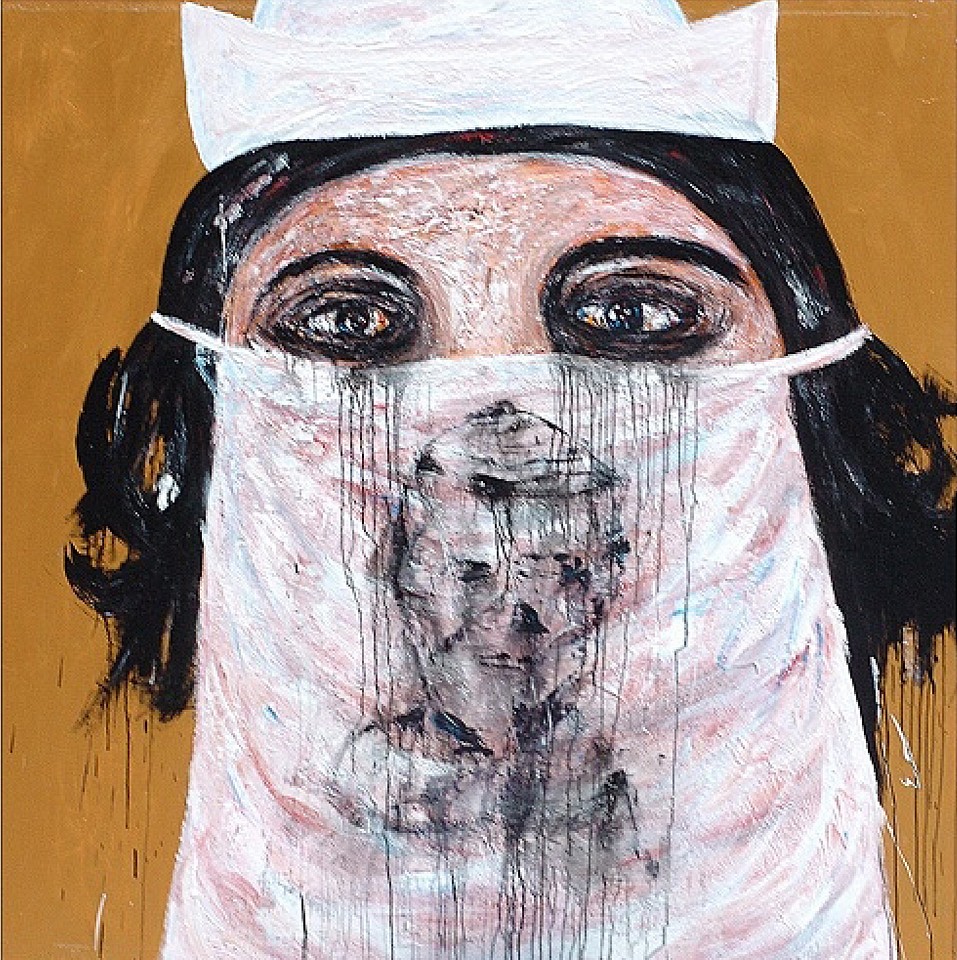 <p><span class="viewer-caption-artist">Raouf Rifai</span></p>
<p><span class="viewer-caption-title"><i>Emotional Nurse</i></span>, <span class="viewer-caption-year">2011</span></p>
<p><span class="viewer-caption-media">Acrylic on canvas</span></p>
<p><span class="viewer-caption-dimensions">150 x 150 cm (59 x 59 in.)</span></p>
<p><span class="viewer-caption-inventory">RAR0028</span></p>
<p><span class="viewer-caption-aux"></span></p>