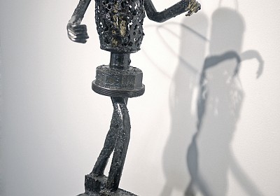 Saddek Wasil, Al Fanous. 2011, Metallic sculpture, H90xW30xD27 cm