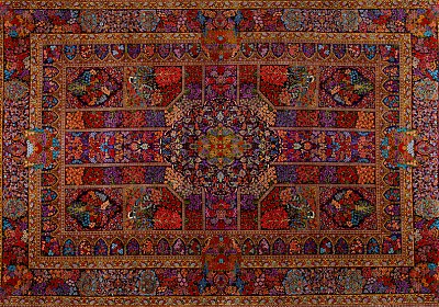 40000 Ghom Silk Fine TAKHT JAMCHID Iran 301x202(9756543)